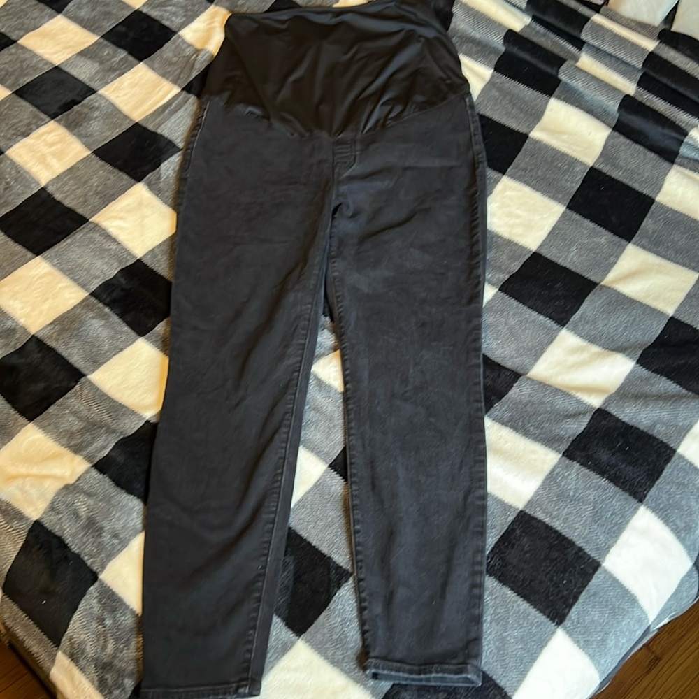 J. Crew Full Panel Maternity Black Jeans. Skinny. Size 31